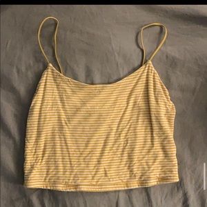yellow pac sun tank top